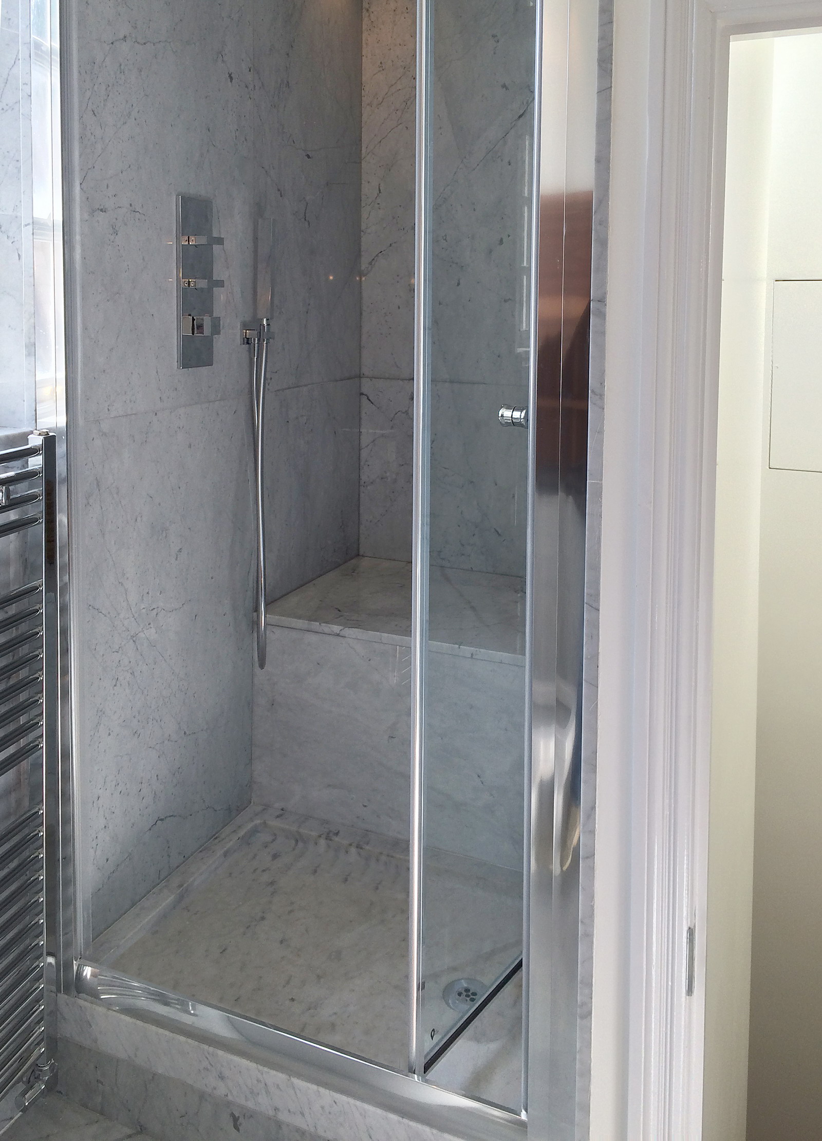 Appartamento Londra UK - Bagno - Doccia in Marmo